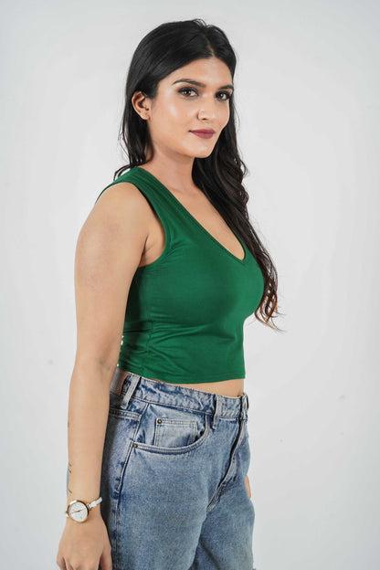 V-NECK BRAMI (CROP)